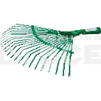 Грабли веерные без черенка, РОСТОК 39621, пластинчатые, 385x450 мм, фото 1