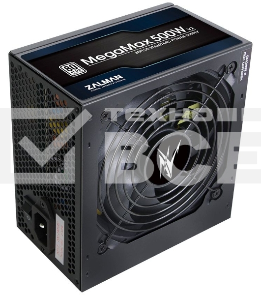 Блок питания Zalman ZM500-TXII (V2), 500Вт, 80 PLUS, 120мм, черный