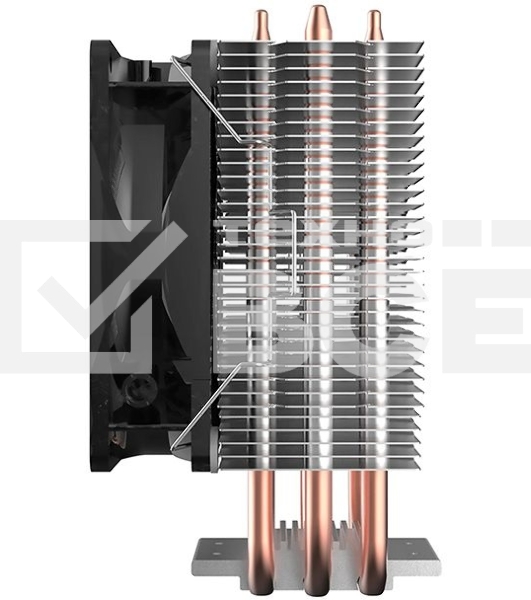 Кулер для процессора DEEPCOOL GAMMAXX 300 FURY серебристый, 95 мм, алюминий/медь, 1800 об/мин, 21 дБ, 4 pin, 130 Вт, 130.5 мм