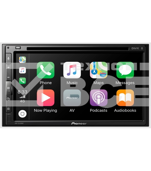 Автомагнитола CD DVD Pioneer AVH-Z5250BT 2DIN 4x50Вт