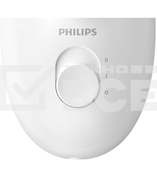 Эпилятор Philips BRE235/00 скор.:2 насад.:1 от электр.сети белый/розовый