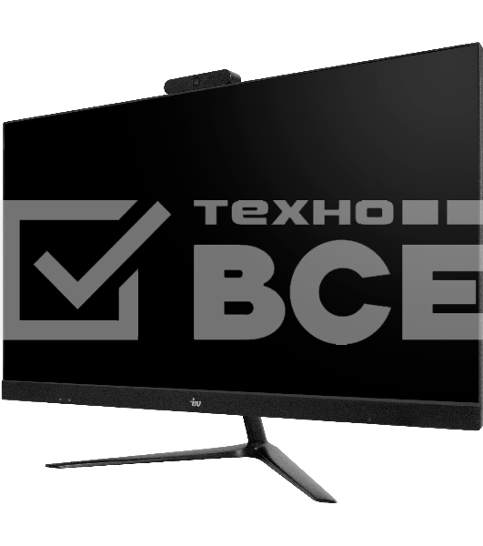 Моноблок IRU Office 23IH5P 23.8' Full HD i3 10105 (3.7) 8Gb SSD1Tb UHDG 630 Free DOS GbitEth WiFi BT 120W Cam черный 1920x1080
