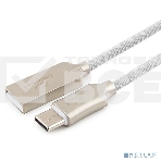 Кабель USB 2.0 Cablexpert CC-P-USBC02W-1.8M, AM/Type-C, серия Platinum, длина 1.8м, белый, блистер, фото2