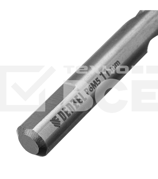 Сверло спиральное по металлу 11 x 142мм, Р6М5, Golden Tip, многогранная заточка Denzel
