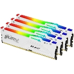 Оперативная память Kingston Fury Beast, DDR5, 128Gb (4x32 Gb), 5200 MHz, CL40, радиатор, RGb, белый, фото3