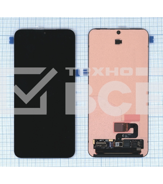 Дисплей для Samsung Galaxy S24 Plus 5G S926B с тачскрином без рамки ServicePack черный GH82-33332A