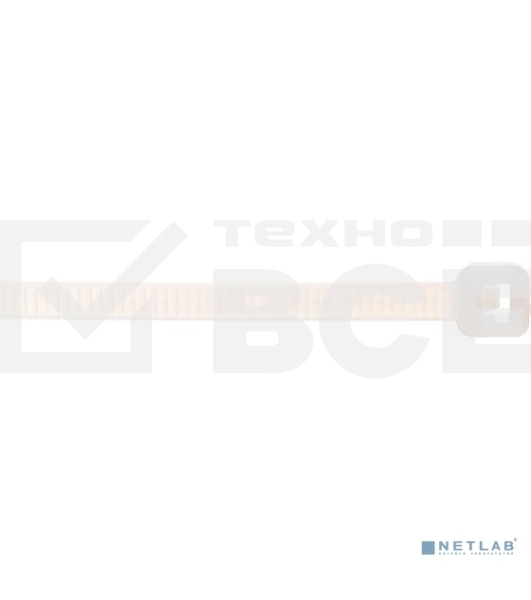 Хомут кабельный 3.6х250 нейл. бел. (уп.100шт) Rexant 07-0250