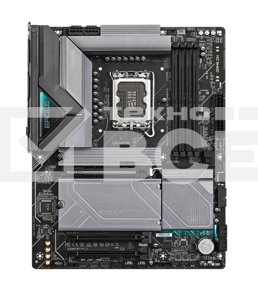 Материнская плата Gigabyte Z890 EAGLE WIFI7, LGA 1851, Intel Z890, 4xDDR5, 4xSATA, 4xM.2, 1xPCIe 5.0 x16, 2xPCIe 4.0 x4, 1xDP, 1xUSB-C, 1x 2.5Gb LAN, 4xUSB-A 3.2 Gen 1, 2xUSB-A 3.2 Gen 2, 3x3.5 мм, 7.1, 1xUSB4, ATX