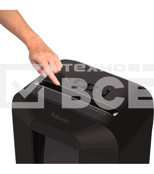 Шредер Fellowes PowerShred LX85 (секр.P-4)/перекрестный/12лист./19лтр./скрепки/скобы/пл.карты