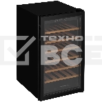 Винный шкаф Kuppersberg RSW 82, отдельностоящий, High-Tech, объем 128 л, вместимость 40 бутылок, диапазон температуры 5-20 градусов, механическое открытие двери, 6 полок из бука, LCD дисплей, уровень шума 38 дБ, черный, фото21