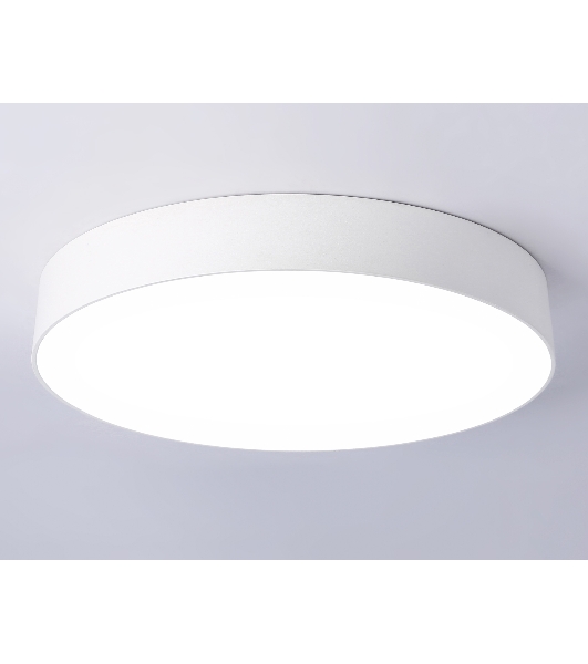 Потолочный светодиодный светильник Ambrella light FV5528 WH белый LED 45W 4200K D400*58 (Без ПДУ)