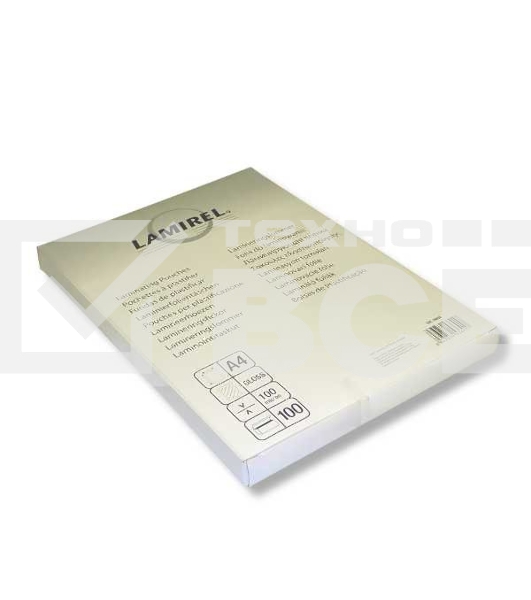 Пленка для ламинирования Lamirel 100мкм A4 (100шт) глянцевая (LA-78658)