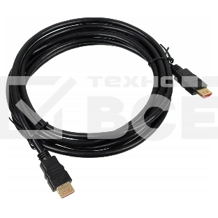Кабель аудио-видео Buro HDMI (m)/HDMI (m) 3м. Позолоченные контакты черный (BHP HDMI V1.4 3M LOCK)