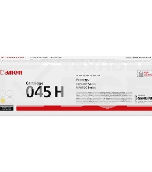 Картридж лазерный Canon 045Y H желтый, 2200 стр., для i-SENSYS MF631/633/635, LBP611