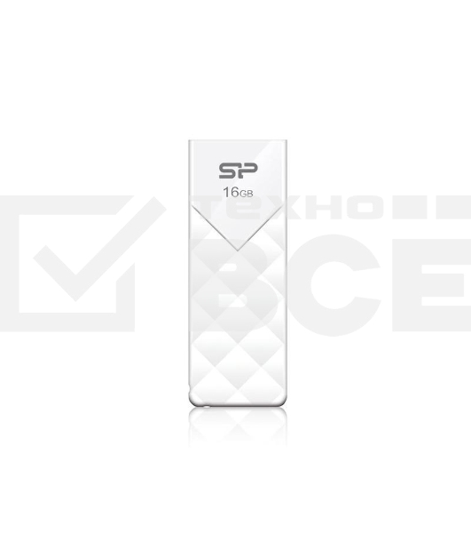 Флеш диск Silicon Power 16Gb Ultima U03 SP016GBUF2U03V1W USB2.0 белый