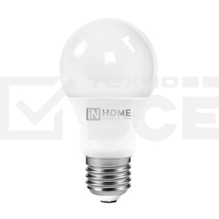 Лампа светодиодная LED-A60-VC 12Вт 230В E27 3000К 1080лм IN HOME 4690612020235