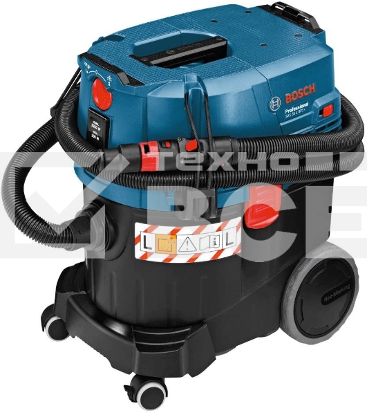 Пылесос строительный Bosch GAS 35 L SFC+ 06019C3000 Пылесос строительный { 1200 Вт, 35л,254 мбар,11,6 кг }