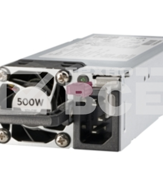Серверный блок питания  HPE 500W Flex Slot Platinum Hot Plug Low Halogen Power Supply Kit с горячей заменой