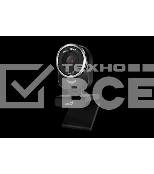 Веб-камера Genius Webcam QCam 6000, 2MP, Full HD, Black [32200002407/32200002400]
