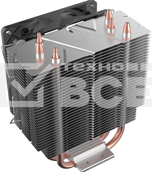 Кулер для процессора DEEPCOOL GAMMAXX 300 FURY серебристый, 95 мм, алюминий/медь, 1800 об/мин, 21 дБ, 4 pin, 130 Вт, 130.5 мм