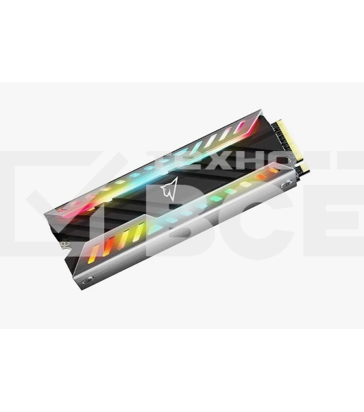 Накопитель SSD Netac NV3000 RGB, 2TB, PCIe 3.0 x4, M.2 2280, NVMe, R/W 3500/2100, с радиатором
