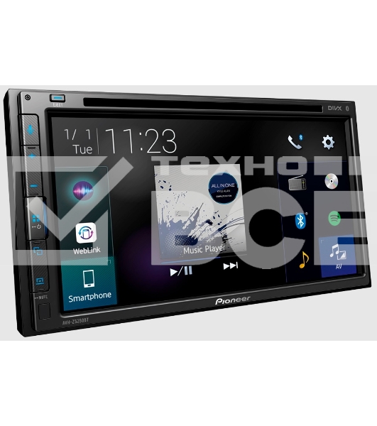 Автомагнитола CD DVD Pioneer AVH-Z5250BT 2DIN 4x50Вт