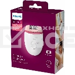 Эпилятор Philips BRE235/00 скор.:2 насад.:1 от электр.сети белый/розовый, фото 1
