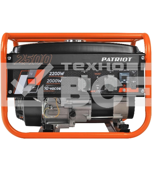 Электрогенератор бензиновый Patriot GRS 2500, 2.2 кВт, 75 дБ, 36,7 кг