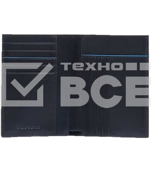 Кошелек мужской Piquadro Blue Square Revamp PU1393B2VR/BLU синий натур.кожа