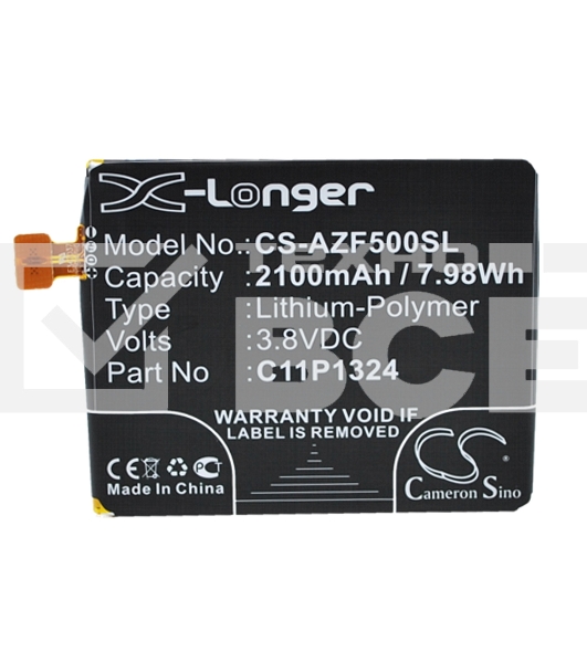 Аккумулятор CameronSino CS-AZF500SL C11P1324 для Asus ZenFone 5 A501CG 3.8V / 2100mAh / 7.98Wh