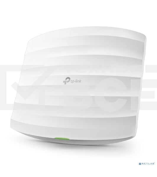 Точка доступа AC1350 Wireless MU-MIMO Gigabit Ceiling Mount Access Point, 450Mbps at 2.4GHz + 867Mbps at 5GHz, 802.11a/b/g/n/ac wave 2, Beamforming, Airtime Fairness, MU-MIMO, 802.3af Standard PoE and Passive PoE (Passive POE Adapter included), no more DC