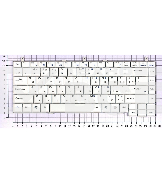 Клавиатура для ноутбука MSI S420 S425 S430 S450, белый