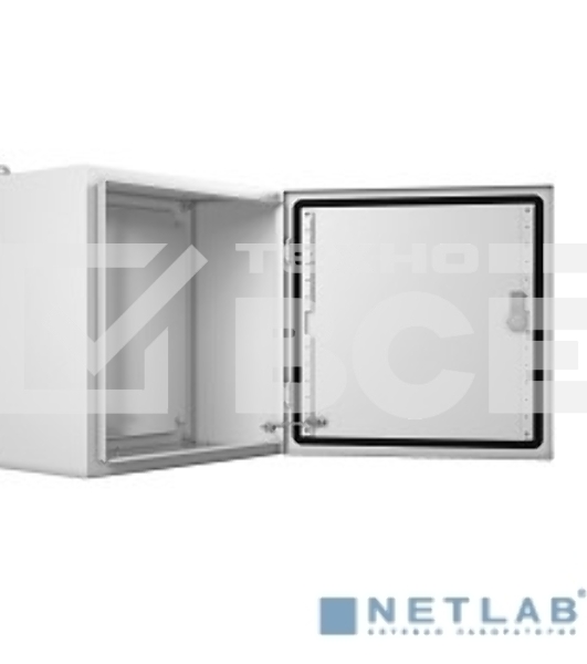 Шкаф электротехнический настенный Elbox EMW, IP66, 300х300х210 мм (ВхШхГ), дверь: металл, металл, цвет: серый