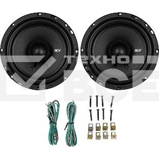 Колонки автомобильные ACV PD-651 BEATS (без решетки) 180Вт 88дБ 4Ом 16см (6.5дюйм) (ком.:2кол.) коаксиальные однополосные