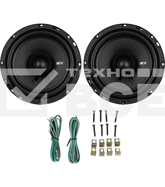 Колонки автомобильные ACV PD-651 BEATS (без решетки) 180Вт 88дБ 4Ом 16см (6.5дюйм) (ком.:2кол.) коаксиальные однополосные