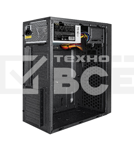 Компьютерный корпус Miditower ExeGate AA-442U2-UNS400 (ATX, БП UNS400 с вент. 12см, 1хUSB+2хUSB 3.0, аудио, черный)