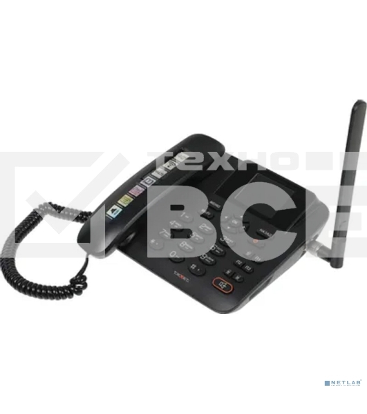 Стационарный сотовый телефон GSM teXet FX-200 черный