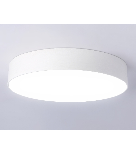 Потолочный светодиодный светильник Ambrella light FV5528 WH белый LED 45W 4200K D400*58 (Без ПДУ)