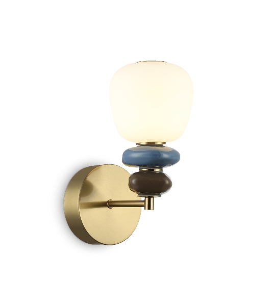 Настенный светильник Ambrella light LH53168 SB/WH бронза/белый 8W 3000K 140*225*300