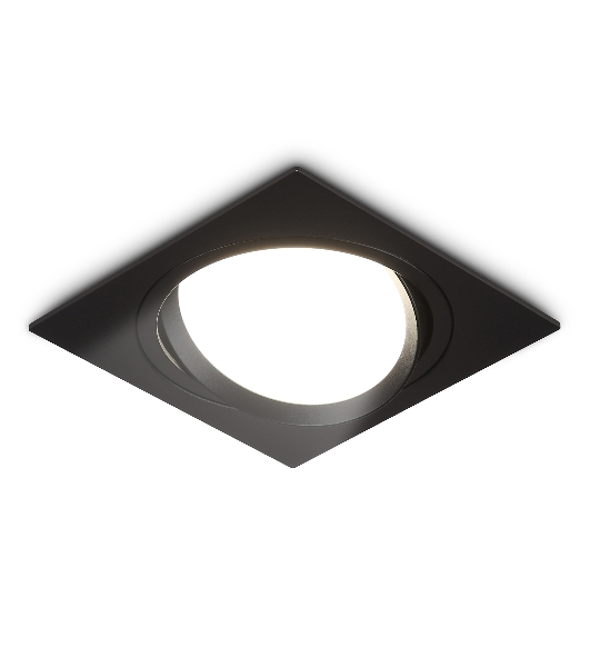 Светильник Ambrella light TN51917 BK черный GX53 max 12W 115*115*23