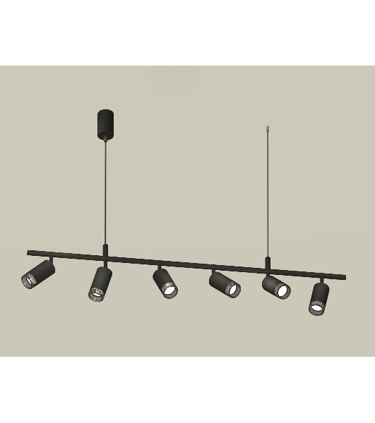 Светильник Ambrella light XB9006350/6 SBK/BK черный песок/тонированный MR16 GU5.3 (С9006, С6323, N6151)