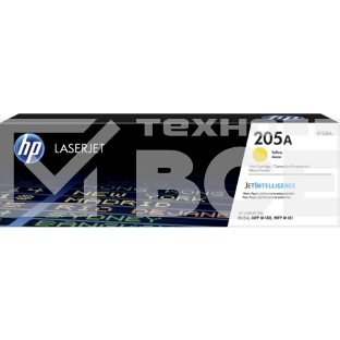 Картридж лазерный HP 205A жёлтый для HP LaserJet M180/M181 900 страниц.