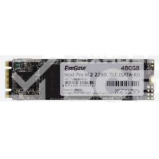 Накопитель SSD ExeGate NextPro UV500TS480, 480Gb, M.2 2280, SATA III, R/W 568/499