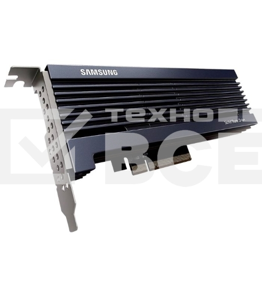 Накопитель SSD Samsung Enterprise, HHHL, PM1725b, 1600GB, NVMe, PCE-e, R5400/2000WMb/s, IOPS(R4K) 750K/135K, MTBF 2M, 3DWPD, OEM, 5 years (analog MZPLL1T6HEHP-00003)