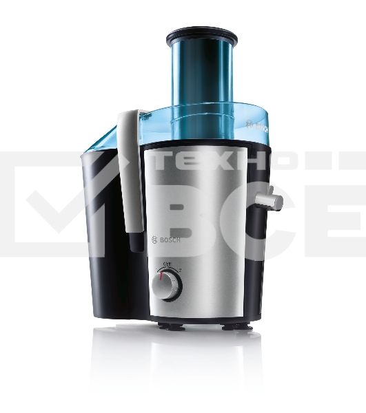 Соковыжималка центробежная Bosch MES3500 700Вт рез.сок.:1250мл. серебристый/синий