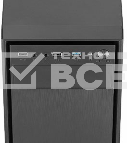 Компьютерный корпус Aerocool / Formula CS-104-S-BK-v1 черный без БП mATX 1x120mm 1xUSB2.0 1xUSB3.0 audio