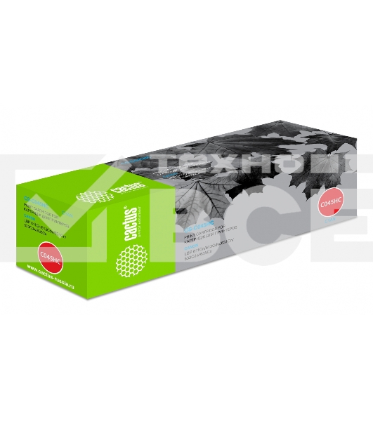 Картридж лазерный Cactus CS-C045HC голубой (2200стр.) для Canon LBP 611Cn/613Cdw/631Cn/633Cdw/635Cx