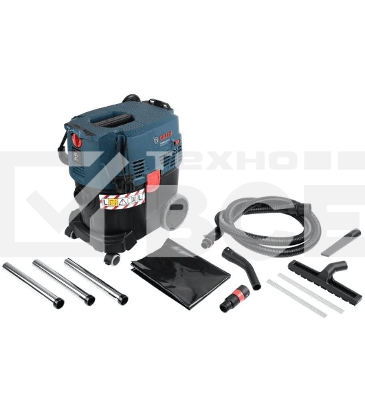 Пылесос строительный Bosch GAS 35 L SFC+ 06019C3000 Пылесос строительный { 1200 Вт, 35л,254 мбар,11,6 кг }