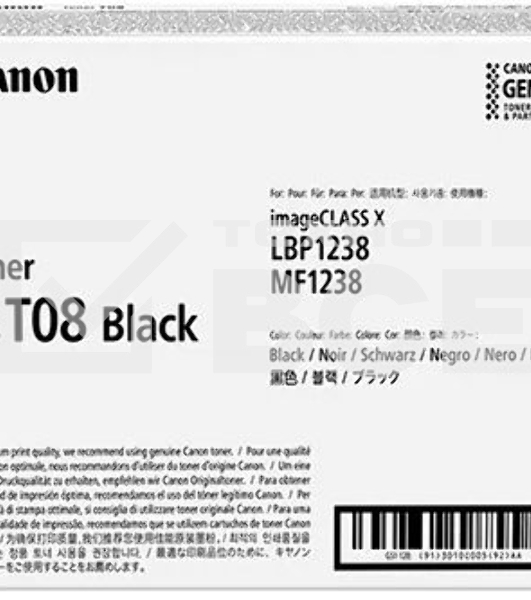 Картридж лазерный Canon Toner 08 black (11000 стр.) для Canon i-SENSYS X 1238i, 1238iF, 1238P, 1238Pr