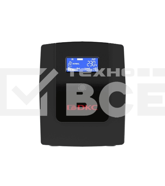 Источник бесперебойного питания ИБП Info LCD 1500В.А Schuko (3) USB + RJ45 DKC INFOLCD1500S